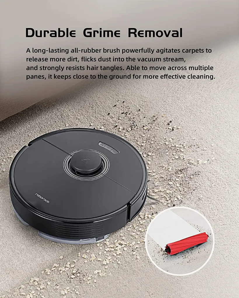 Roborock Q7 Max Staubsauger Saugroboter Kehrroboter 4200Pa Sonic LiDAR EU Schwarz (S5 MAX Update) 7 Roborock Q7 Max Staubsauger Saugroboter Kehrroboter 4200Pa Sonic LiDAR EU Schwarz (S5 MAX Update) – Bild 5