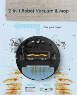 Yeedi Vac Hybrid Saugroboter Mit Absaugstation, 2500Pa Saugstärke Mit Wischfunktion, Teppicherkennung, Raumkarte, Sperrzone, 7,7 Cm Ultradünn 18 Yeedi Vac Hybrid Saugroboter Mit Absaugstation, 2500Pa Saugstärke Mit Wischfunktion, Teppicherkennung, Raumkarte, Sperrzone, 7,7 Cm Ultradünn -Staubsauger Geschäft d91fd82efa00c204d1ebcaface3ba10d