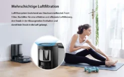 Roborock Auto Empty Dock For S7 ,S7 MaxV, Smart Bin Detection, HEPA Air Filter, Electrode Cleaning Brush (Schwarz) -Staubsauger Geschäft da97dfd1986e428de57844926b806809