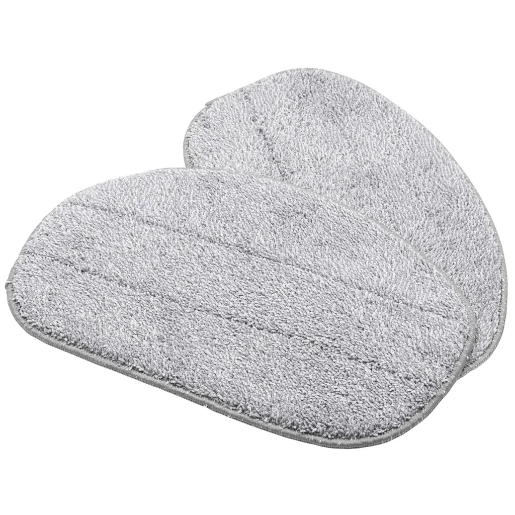 Vhbw 2x Wischbezug Kompatibel Mit Leifheit CleanTenso Dampfreiniger, Dampfmop - Mikrofaser, Grau