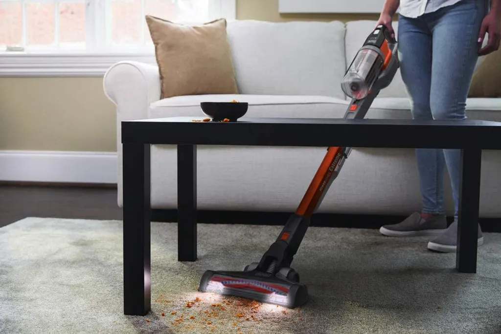 Black & Decker Black + Decker BHFEV182C2 18V Akku-Stielsauger Handstaubsauger Orange Mit 2. Akku 9 Black & Decker Black + Decker BHFEV182C2 18V Akku-Stielsauger Handstaubsauger Orange Mit 2. Akku – Bild 7