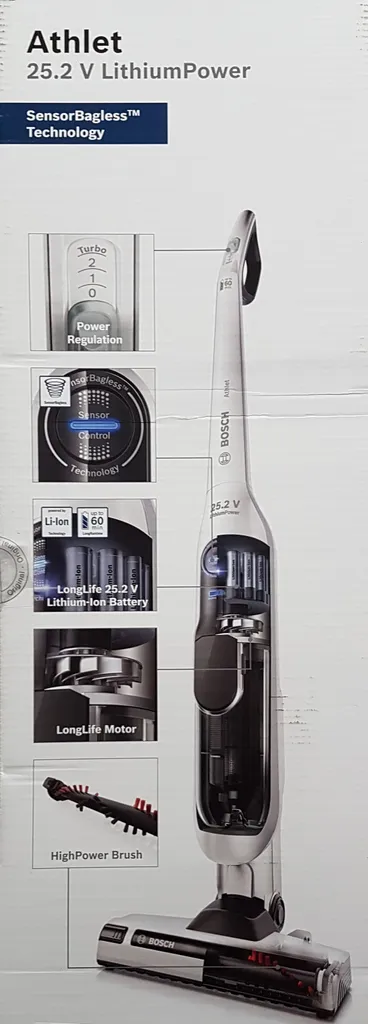 Bosch Athlet BCH6L2560 Staubsauger - Weiß 15 Bosch Athlet BCH6L2560 Staubsauger - Weiß – Bild 13