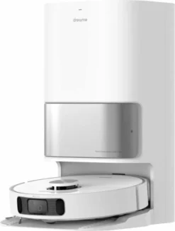 Dreame L10S Ultra Saugroboter Mit Absaugstation Selbstwaschend Selbstauffüllend Selbstentleerend 5300Pa AI+3D Navigation Spinnwischen Heißlufttrocknung Teppicherkennung APP