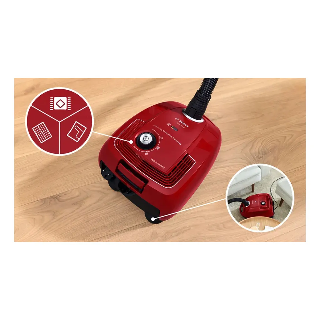 Bosch SDA Bodenstaubsauger BGD38RD1H Rt 8 Bosch SDA Bodenstaubsauger BGD38RD1H Rt – Bild 6