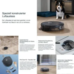 ECOVACS Saugroboter DEEBOT U2 PRO, 2-in-1 Saug- Und Wischroboter, Ideal Für Haustierbesitzer -Staubsauger Geschäft e2b03895a058ad81f7fc870b070d2f6e
