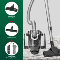 ProfiCare® Staubsauger Beutellos Für Parkett, Teppich, Fliesen, 700 Watt Bodenstaubsauger Mit HEPA-Filter, Staubsauger Ohne Beutel Inkl. 3 Bürsten Und 4-fach Mikrofiltersystem, PC-BS 3110 -Staubsauger Geschäft e45d75c989a80e5278b47edec9b6a932