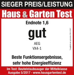 AEG Bodensauger VX4-1-GM-T Efficiency 29 AEG Bodensauger VX4-1-GM-T Efficiency -Staubsauger Geschäft e643dc44e960c18ccb02a68352f0cf8b