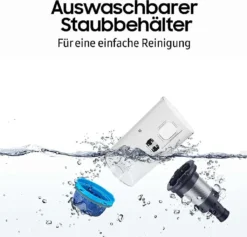 Samsung VS20R9046S3/EV/EN/TR/EF Beutelloser Akku-Handstaubsauger, 550 Watt, Cyclon-Filter, HEPA-Filter, Tierhaarbürste, Turbobürste -Staubsauger Geschäft e7b562d6be4dee7752dde2a327b78d62