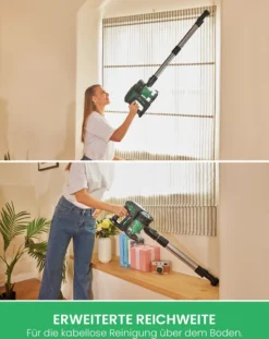 Akku Staubsauger Kabellos, Vactidy V8 Kabelloser Staubsauger Mit Abnehmbarem Akku, 22KPa Saugkraft Für Hartholzböden, Bis Zu 35min Laufzeit, Leichter Staubsauger Für Teppich- Und Tierhaarreinigung -Staubsauger Geschäft e89167a48ea419d7be794a5b246768c3