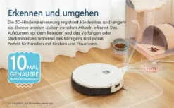 Yeedi Vac 2 Pro Staubsauger Saugroboter Wischfunktion 3000Pa 5200mAh 240min Kehrroboter -Staubsauger Geschäft ea3fc490f7bb38044eb1c6a93c9f8cc8