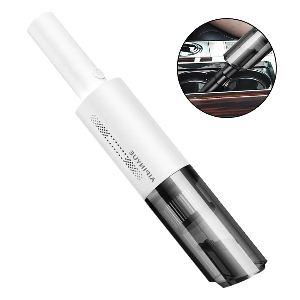 Handheld Vacuum, Car Vacuum Cleaner Cordless 6000PA High Power Small Mini Portable USB Rechargeable Hand Vacuum, For Home, Car, Narrow Spaces ,White 3 Handheld Vacuum, Car Vacuum Cleaner Cordless 6000PA High Power Small Mini Portable USB Rechargeable Hand Vacuum, For Home, Car, Narrow Spaces ,White