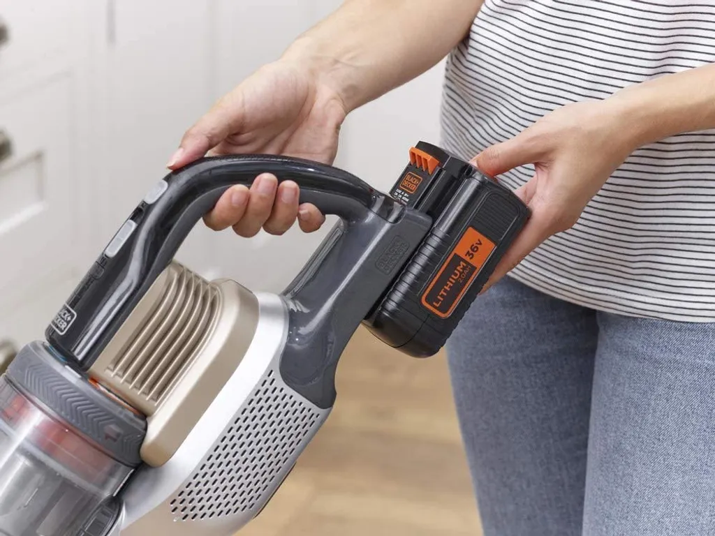 Black & Decker Black + Decker BHFEV182C2 18V Akku-Stielsauger Handstaubsauger Orange Mit 2. Akku 10 Black & Decker Black + Decker BHFEV182C2 18V Akku-Stielsauger Handstaubsauger Orange Mit 2. Akku – Bild 8