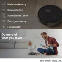 ECOVACS Saugroboter DEEBOT U2 PRO, 2-in-1 Saug- Und Wischroboter, Ideal Für Haustierbesitzer -Staubsauger Geschäft f006f91fc44a4c7b3341ad10b1f43a4b