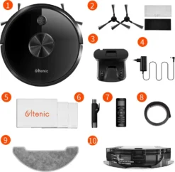 Ultenic D5s Pro 3-In-1 Staubsauger Roboter WLAN Saugroboter 3000 PA Staubsauger Roboter Für Tierhaare Saugroboter Appsteuerung Alexa Google Home -Staubsauger Geschäft f0b6bbb84916c839c0c840e20d002856