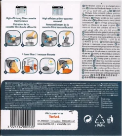 Rowenta ZR006001 FilterSet Für RO6941EA, RO6963EA, RO6984EA X-Trem Power Stabsauger -Staubsauger Geschäft f14561a645cb9eee05030e3c35bede08