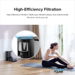 Roborock Auto-Empty Dock Für Roborock S7, S7 MaxV Staubsauger Roboter, Automatic Dust Collection, 3L Dust Bag, App-Control Schwarz -Staubsauger Geschäft f194b9033869363c627b9811a6f08ad8