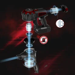 Monzana Akku Staubsauger 4 In 1 Kabelloser Handstaubsauger LED-Elektrobürste Beutellos Leise Starke Saugkraft Bis 40 Min, Farbe:Grau -Staubsauger Geschäft f3ddd29677b1190b736dd7e6eb433c89