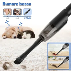 Mini-Staubsauger, Kabelloser Handstaubsauger, 10000 Pa Starke Saugkraft, Tragbarer Auto-Staubsauger, Wiederaufladbar Für Zuhause/Auto/Büro, Nebelblau ,Black -Staubsauger Geschäft f55e0bc33d89b209a59ed47d613dd890