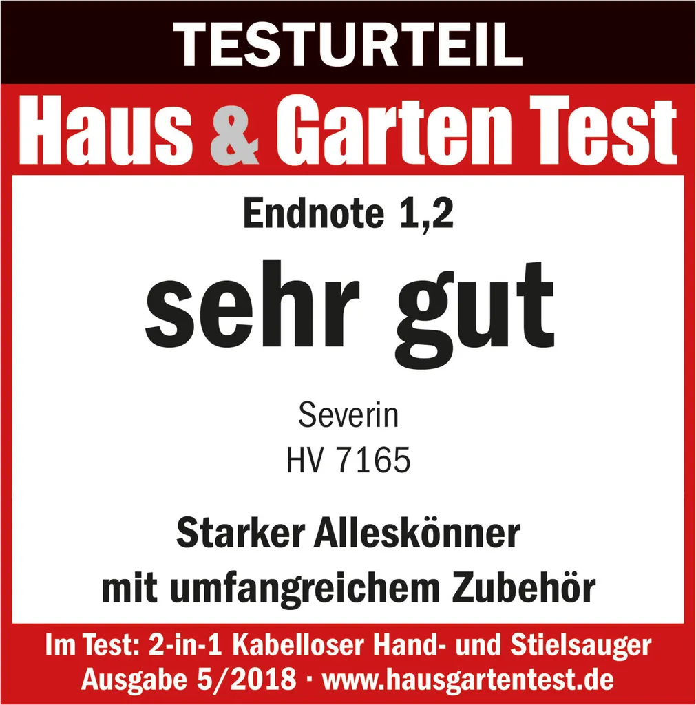 SEVERIN Akku Hand-/Bodenstaubsauger S'Power Topspin HV 7165 17 SEVERIN Akku Hand-/Bodenstaubsauger S'Power Topspin HV 7165 – Bild 15