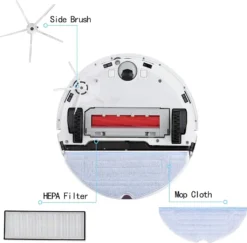 Original Roborock S7 Maxv Ultra/S7 Pro Ultra/S7/S7 Maxv Staubsauger Roboter Zubehör, Mit Mopps, HEPA-Filter Und Weißer Seitenbürste -Staubsauger Geschäft f606af2ada6d630fad5649c9dd56cc0e