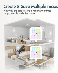 Yeedi Vac 2 Saugroboter Mit Wischfunktion, 3D-Hindernisvermeidung, 3000Pa Saugkraft, Visuelle Kartierung, Benutzerdefinierte Reinigung, Kompatibel Mit Absaugstation (exkl.) -Staubsauger Geschäft f67fdc399607bc1589d67c424ee20270