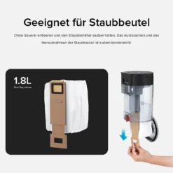 Roborock S7 Absaugstation Auto-Empty Dock,Ladestation Und Staubsammlung,Schwarz -Staubsauger Geschäft fa29fde0245a1040122330b4022a8e61