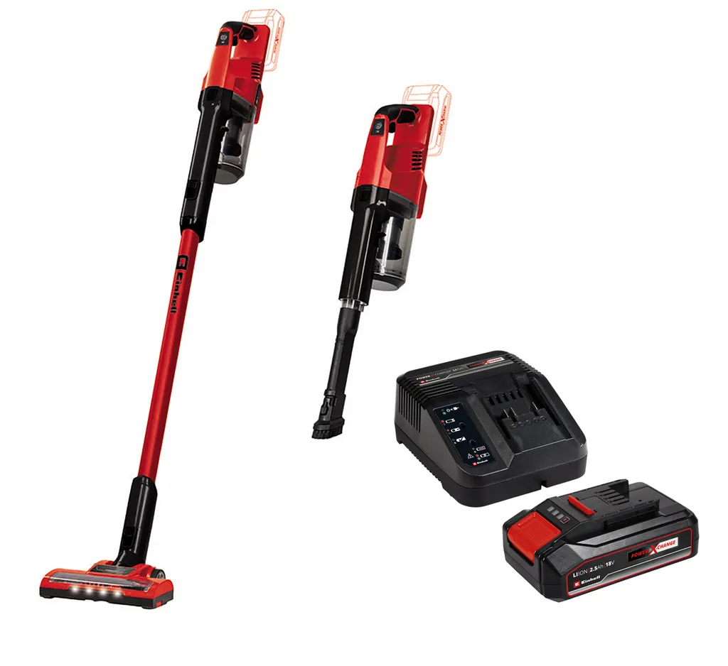 Akku-Stielstaubsauger TE-SV 18 Li-2,5 Ah Akku Und Ladegerät Einhell 3 Akku-Stielstaubsauger TE-SV 18 Li-2,5 Ah Akku Und Ladegerät Einhell