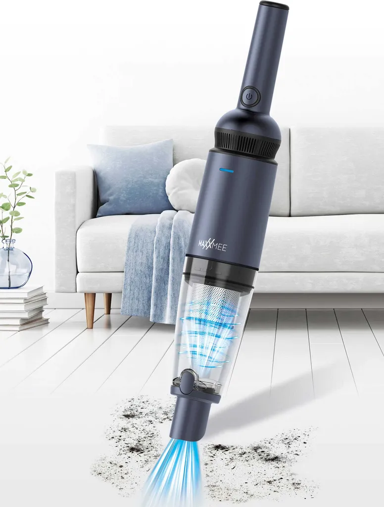 MAXXMEE Akku-Handstaubsauger - Anthrazit Staubsauger Hand Akku Haus Büro Auto Kabellos Beutellos Motor BLDC MAXXMEE 15 MAXXMEE Akku-Handstaubsauger - Anthrazit Staubsauger Hand Akku Haus Büro Auto Kabellos Beutellos Motor BLDC MAXXMEE – Bild 13