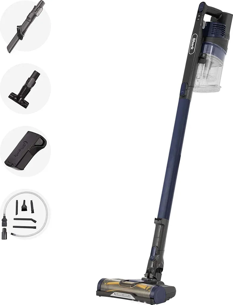 Shark Akku-Staubsauger (IZ103EUGB) Anti Hair Wrap, Blau, 40 Minuten Laufzeit 4 Shark Akku-Staubsauger (IZ103EUGB) Anti Hair Wrap, Blau, 40 Minuten Laufzeit – Bild 2