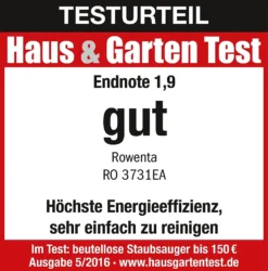 Rowenta Bodenstaubsauger Compact Power Cyclonic RO3731 Mit 1,5 L Staubbehältervolumen - Maximale Leistung: 750 W - Farbe: Schwarz -Staubsauger Geschäft ffe69070087e80c078f6006c3e33ceca